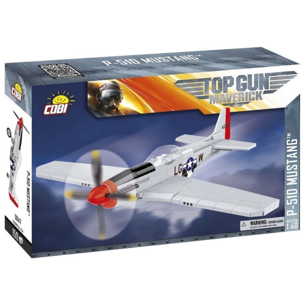145pc Top Gun Maverick P-51D Mustang Kids/Adult Building Toy