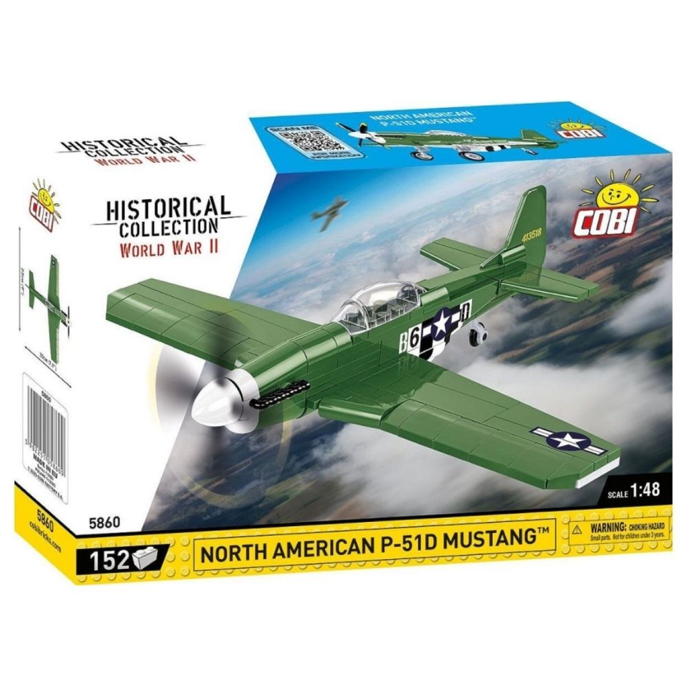 150pc World War 2 P-51 Mustang Kids/Adult Building Toy