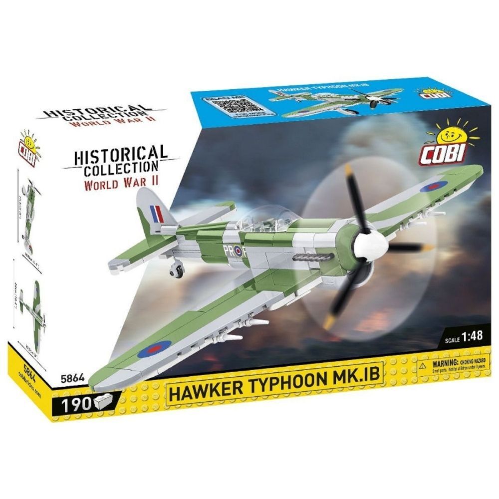 190pc World War 2 Hawker Typhoon Mk.1B Kids/Adult Building Toy