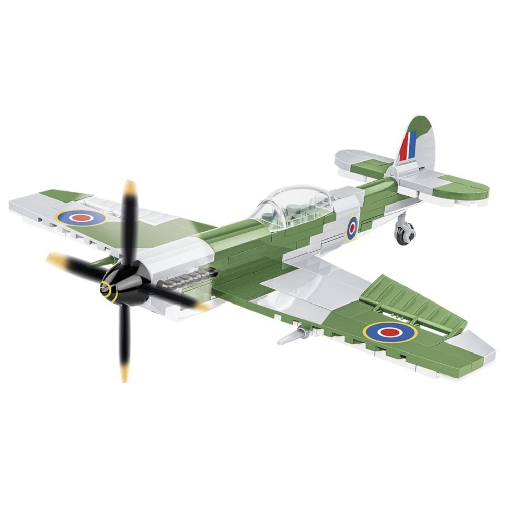 152pc World War 2 Spitfire Mk. XVI Bubbletop Kids/Adult Building Toy