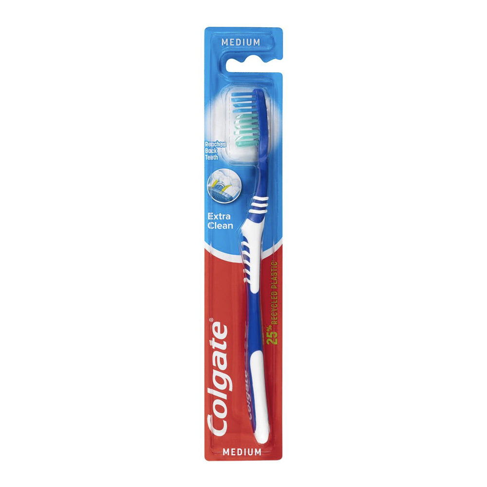 12pc Colgate Extra Clean Medium Toothbrushes Assorted