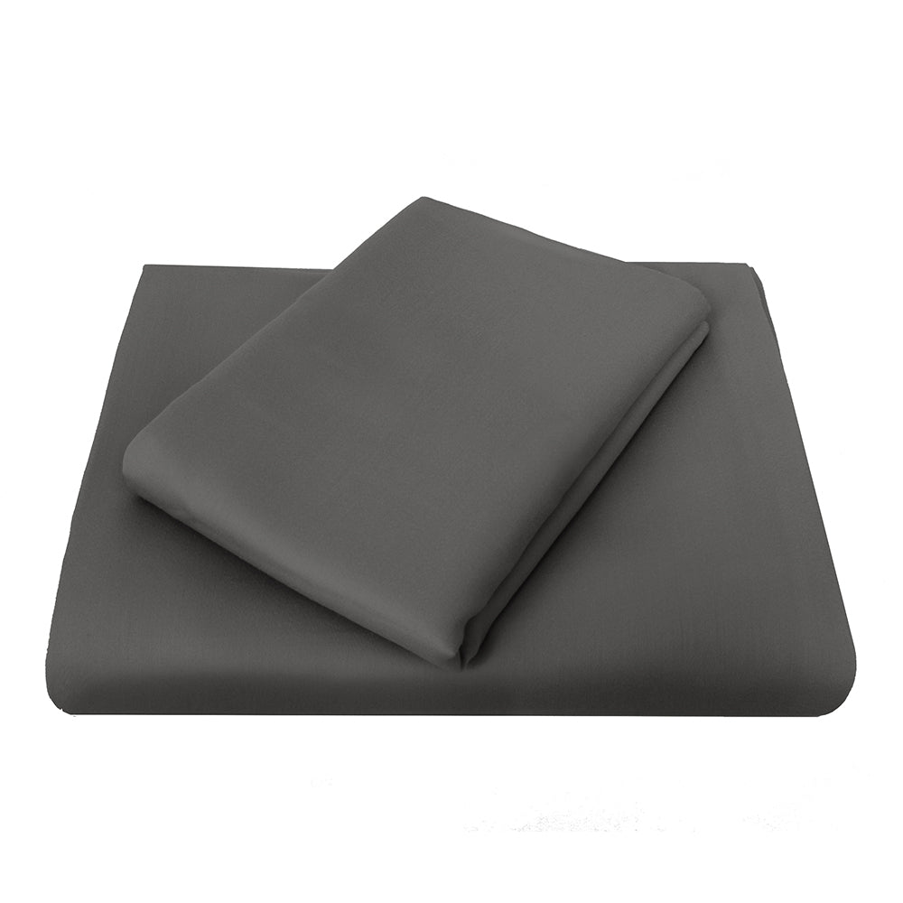 Bambury Size King Single Bed Chateau Fitted Sheet Pewter Home Bedding