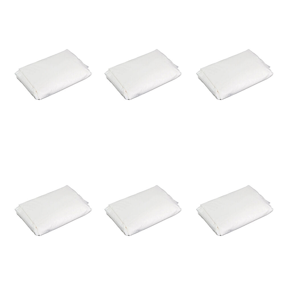 6PK 10pc Companion Portable Disposable Toilet Polybags - White