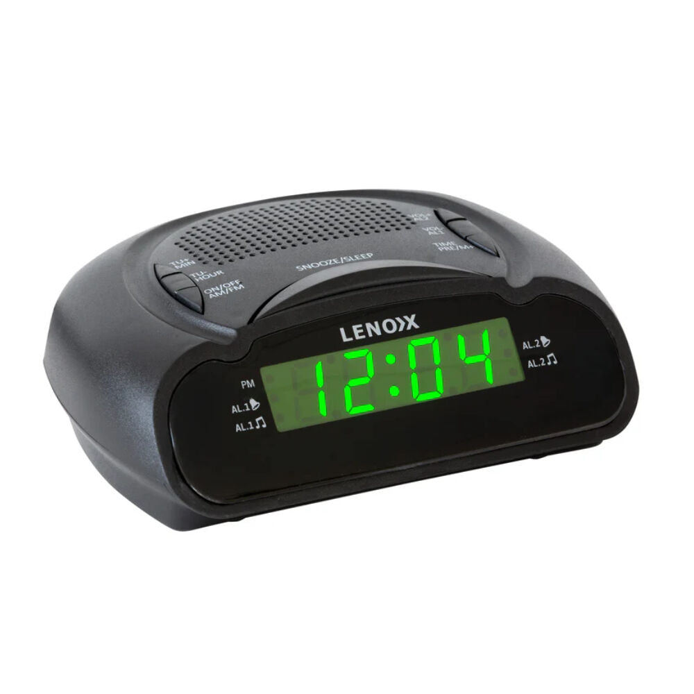 Lenoxx AM/FM Alarm Clock Radio
