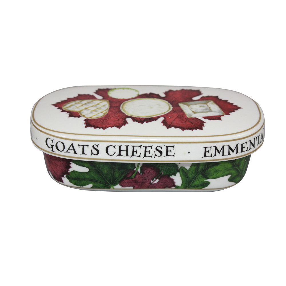 2PK Darlin Porcelain 17cm Cheese Board Dairy Container Keep