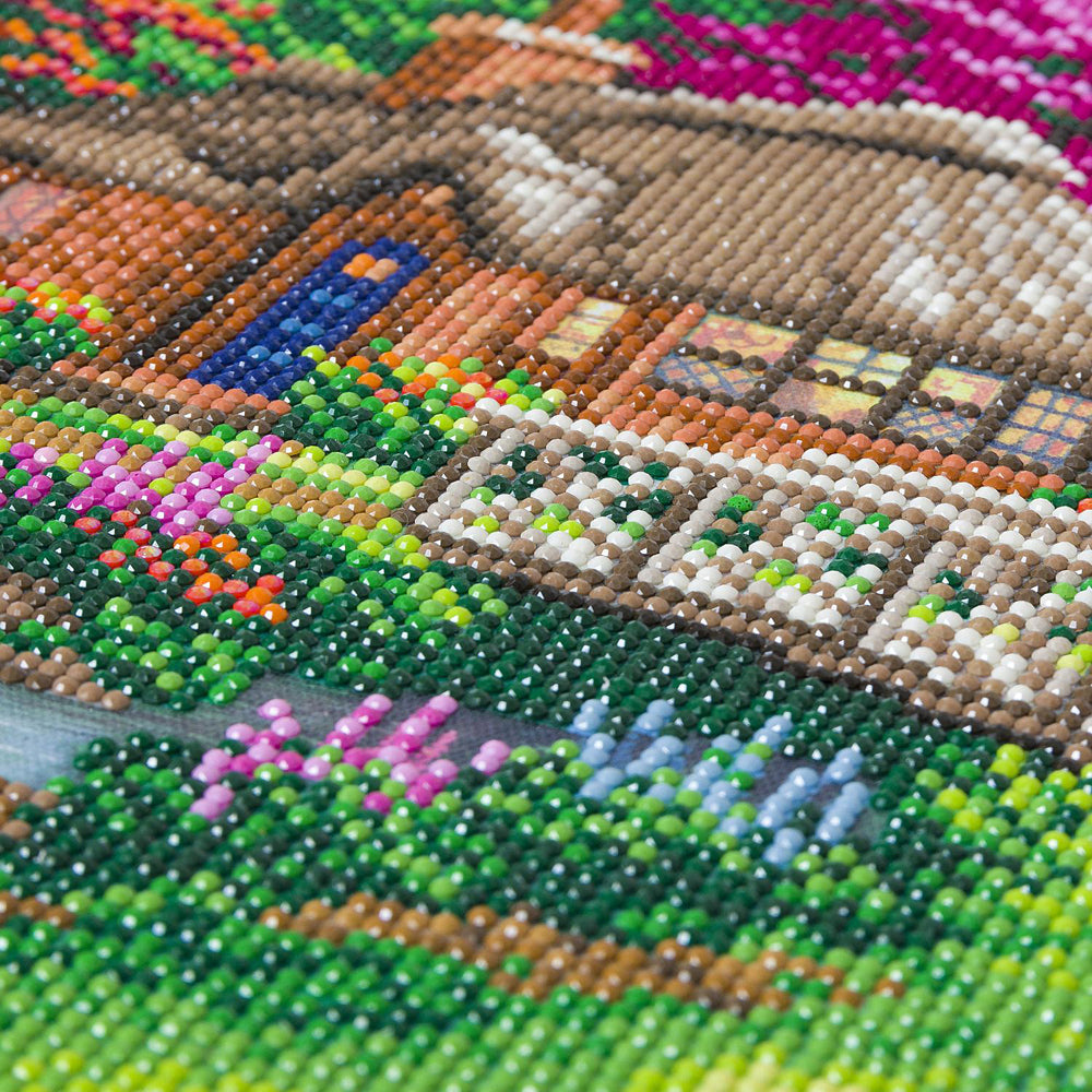 Craft Buddy Friendship Cottage 30x30cm Crystal Art Kit 8y+