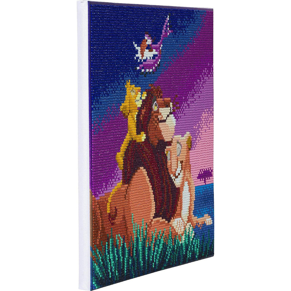 Craft Buddy Lion King Family 30x30cm Crystal Art Kit 8y+