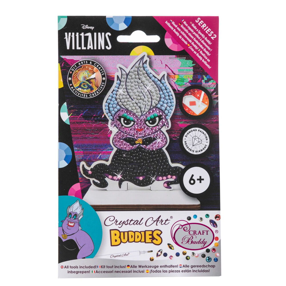 2PK Craft Buddy Buddies Ursula Kids/Children DIY Craft Kit 6y+