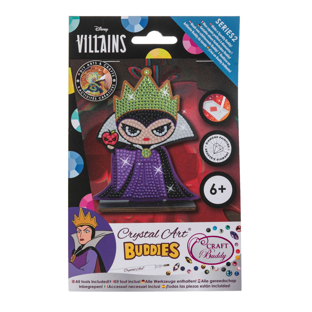 2pc Craft Buddy Buddies Elsa and Evil Queen Kids/Children DIY Craft Kit Set 6y+