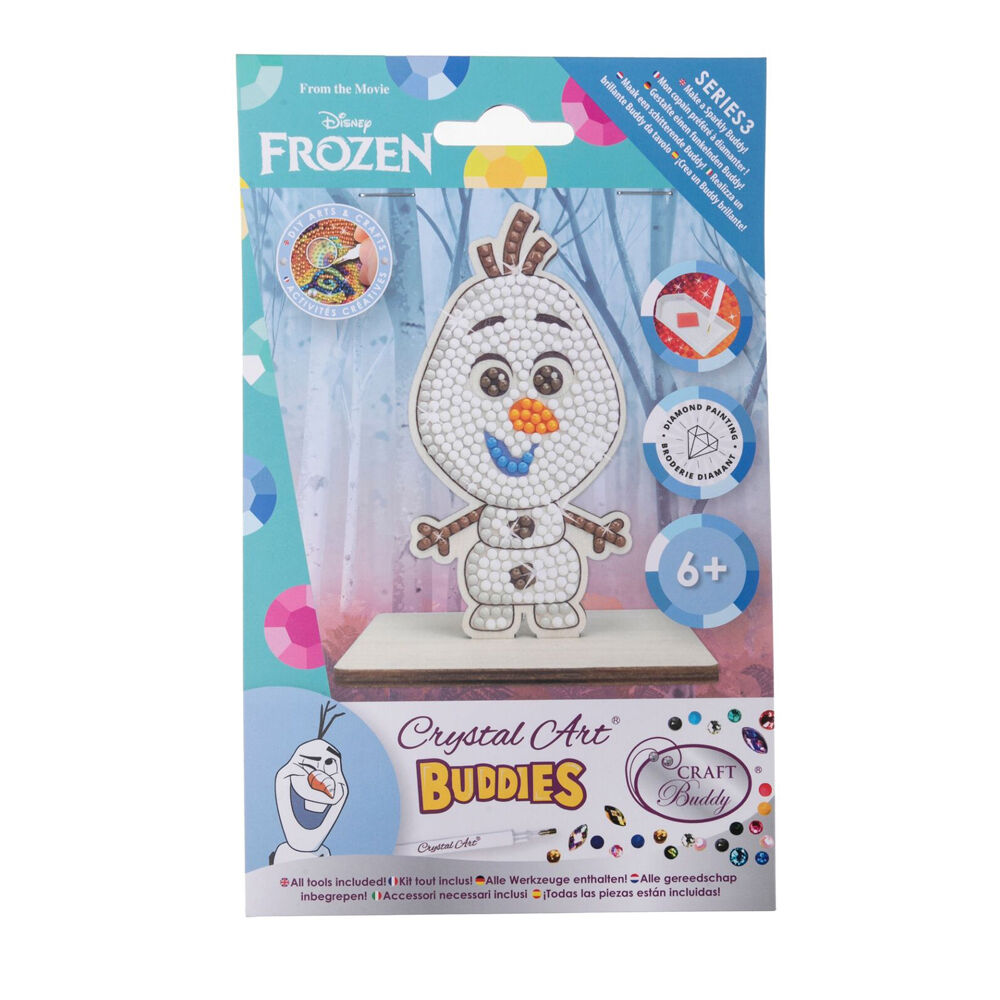 2pc Craft Buddy Buddies Anna and Olaf DIY Craft Kit Combo Set 6y+