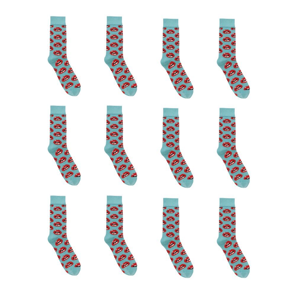 12PK Cosy Threads 24-Designs Fluffy Fuzzy Colorful Crew Socks Pair Assorted