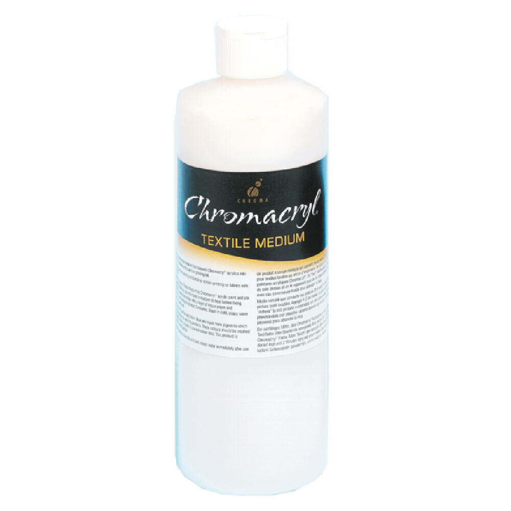 Chromacryl Non-Toxic Acrylic Textile Printing/Painting Medium 250ml