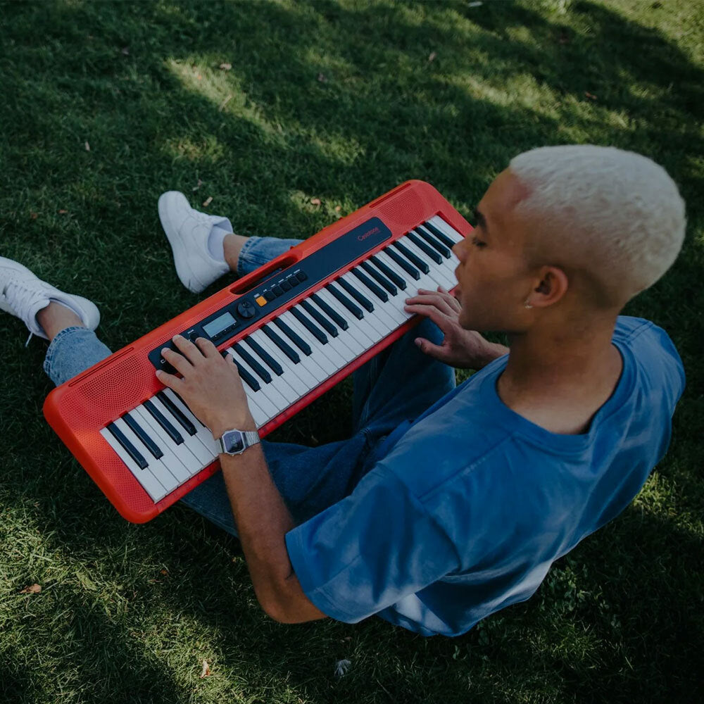 Casio Casiotone 61-Note Portable Keyboard w/ USB - Red