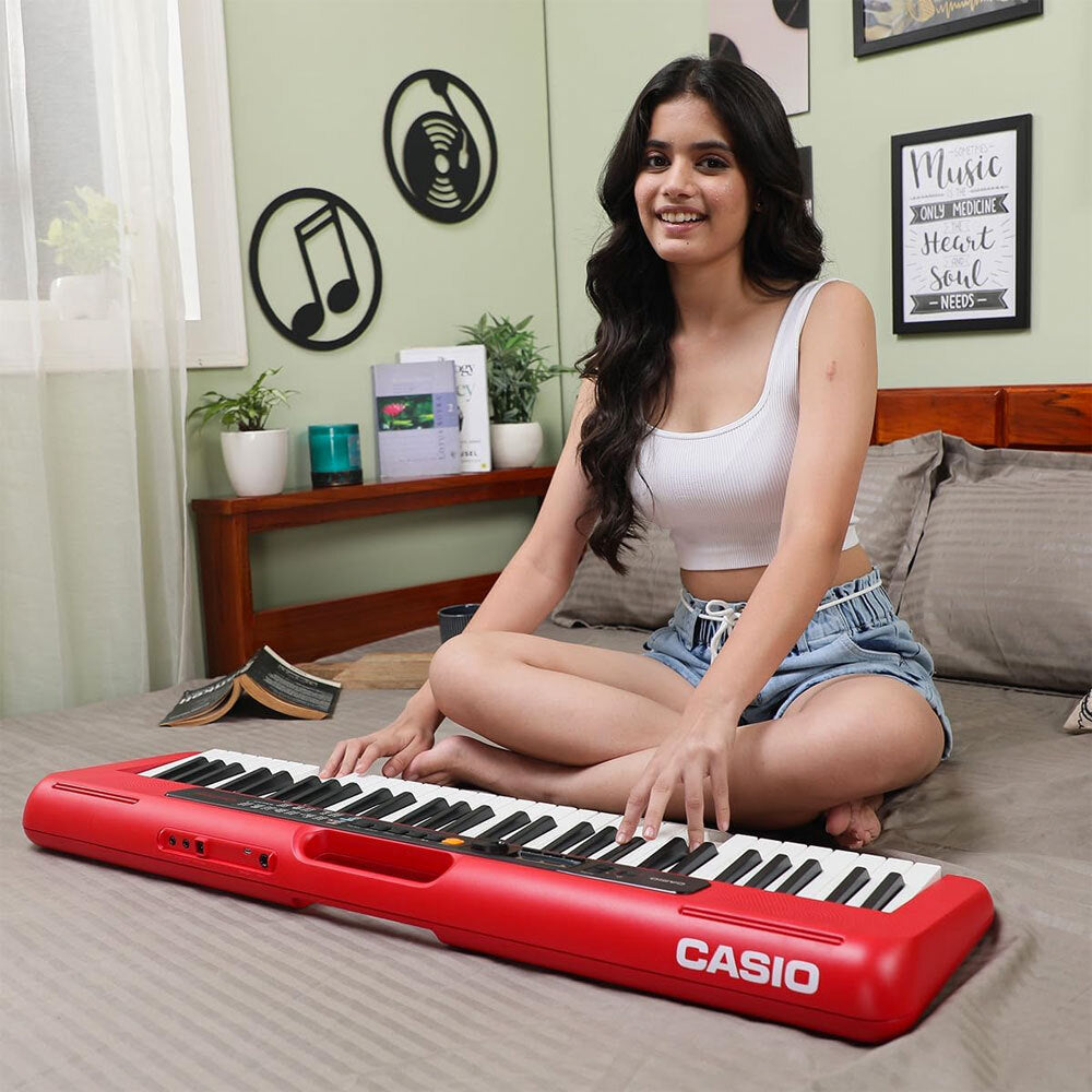 Casio Casiotone 61-Note Portable Keyboard w/ USB - Red