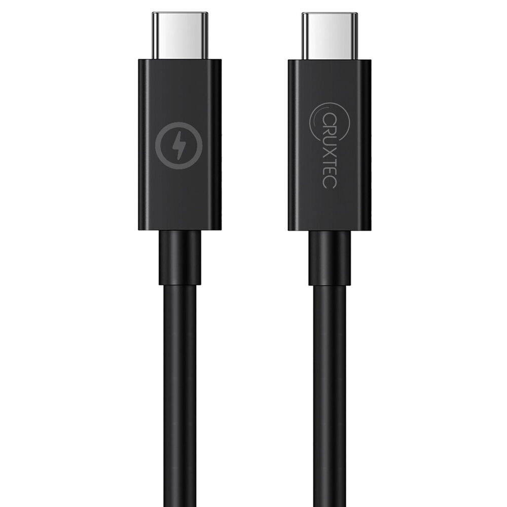 Cruxtec 3m USB-C to Cable Cord for Syncing & Charging 240W 5mm Black