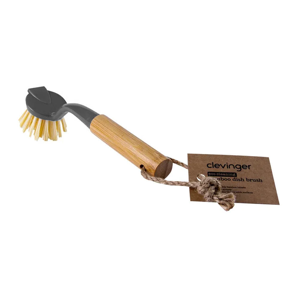 3PK Clevinger Eco Cleaning Bamboo Dish Brush
