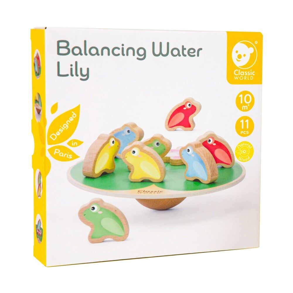 Classic World Wooden Balancing Water Lily Children's Activity 10M+