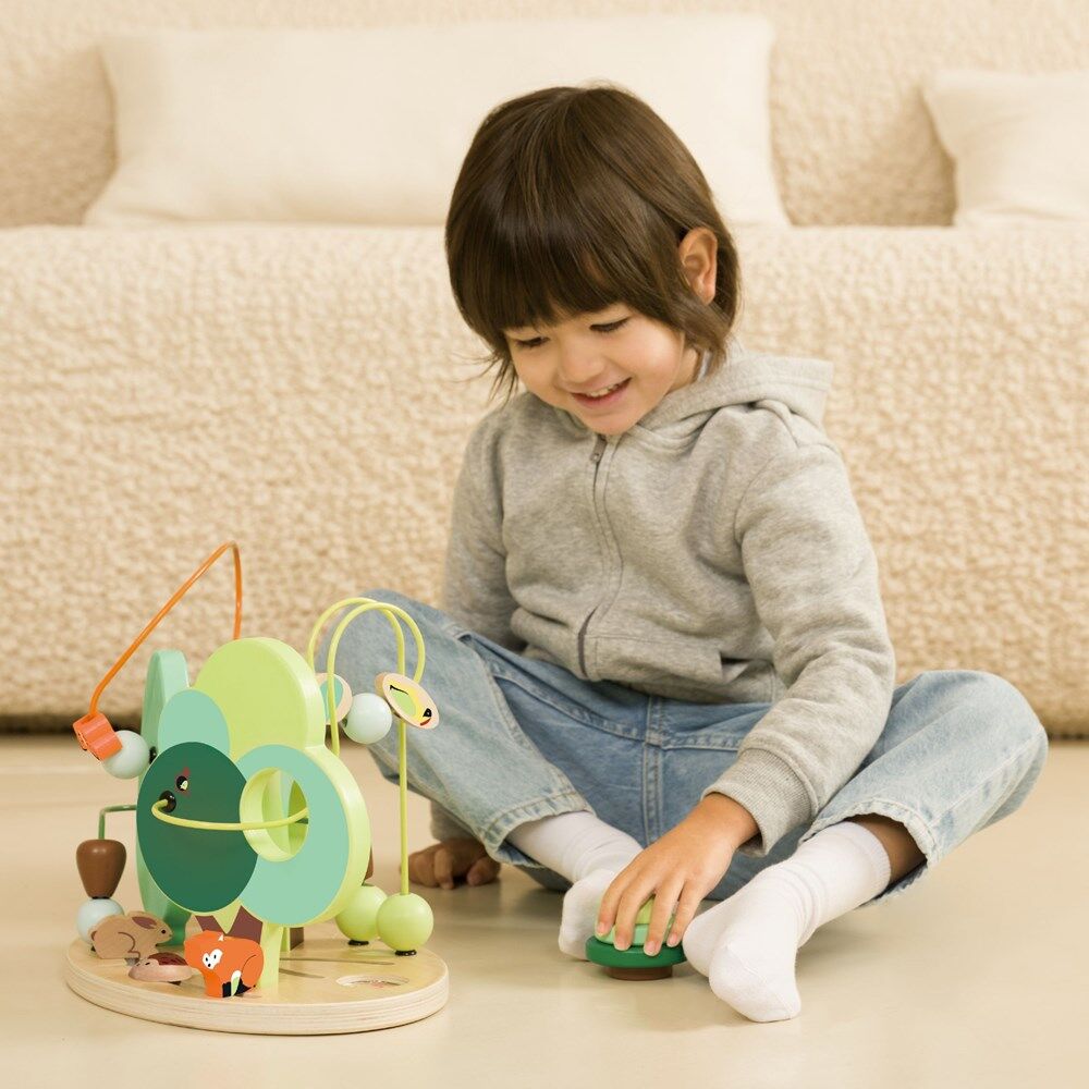 Classic World Wooden Forest Life Interactive Children's Playset 18M+