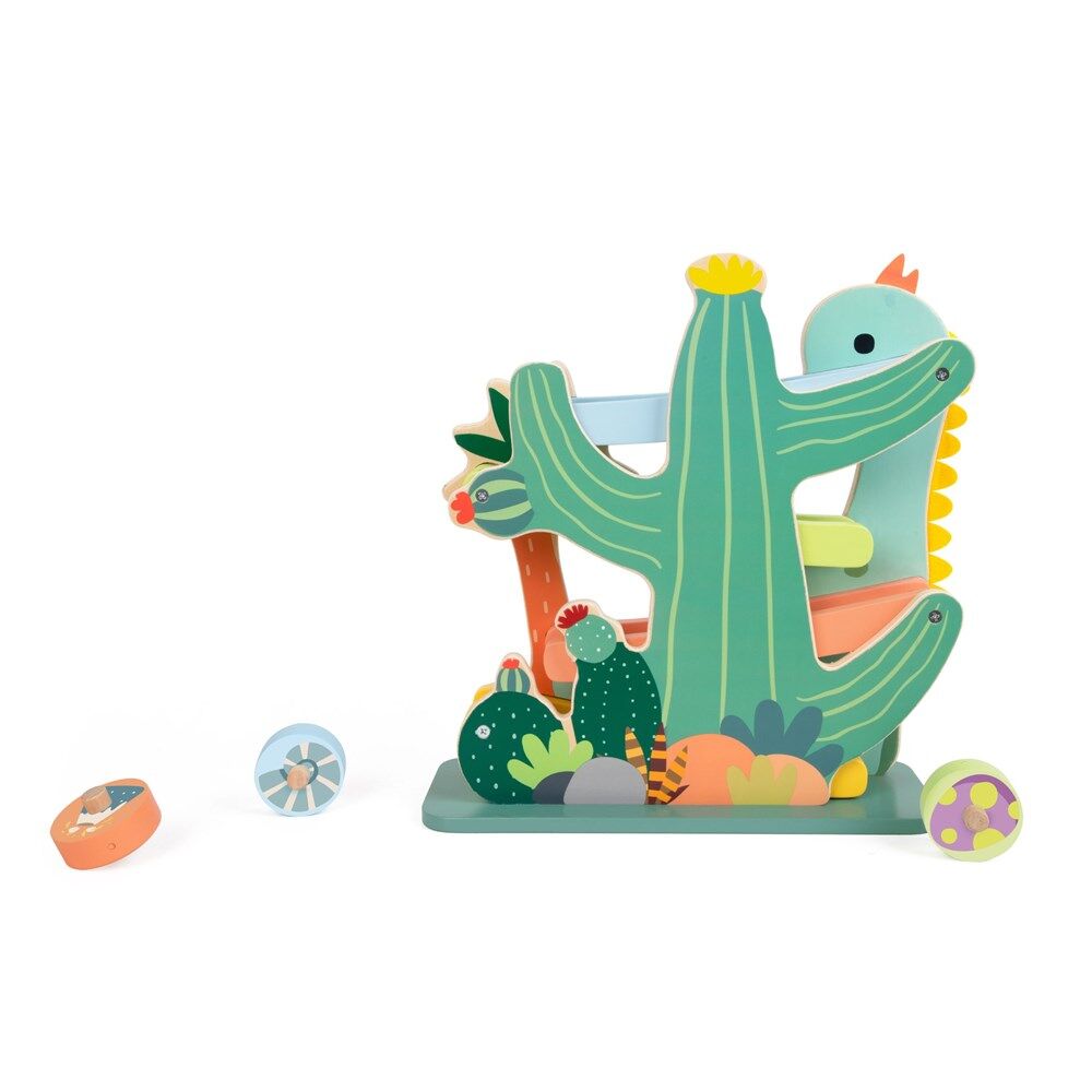 Classic World Wooden Interactive Dinosaur Slide Playset 18M+