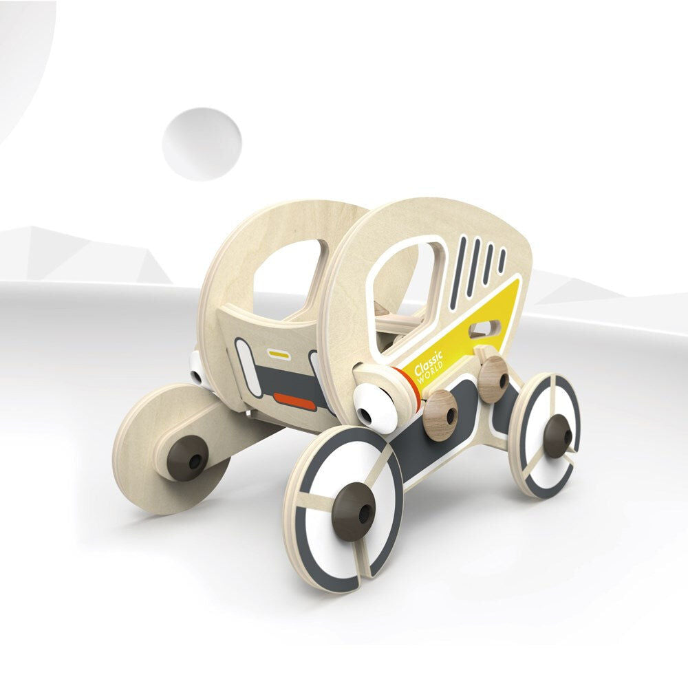 Classic World 3-in-1 Wooden Flexi Space Vehicles Children's Set 3Y+