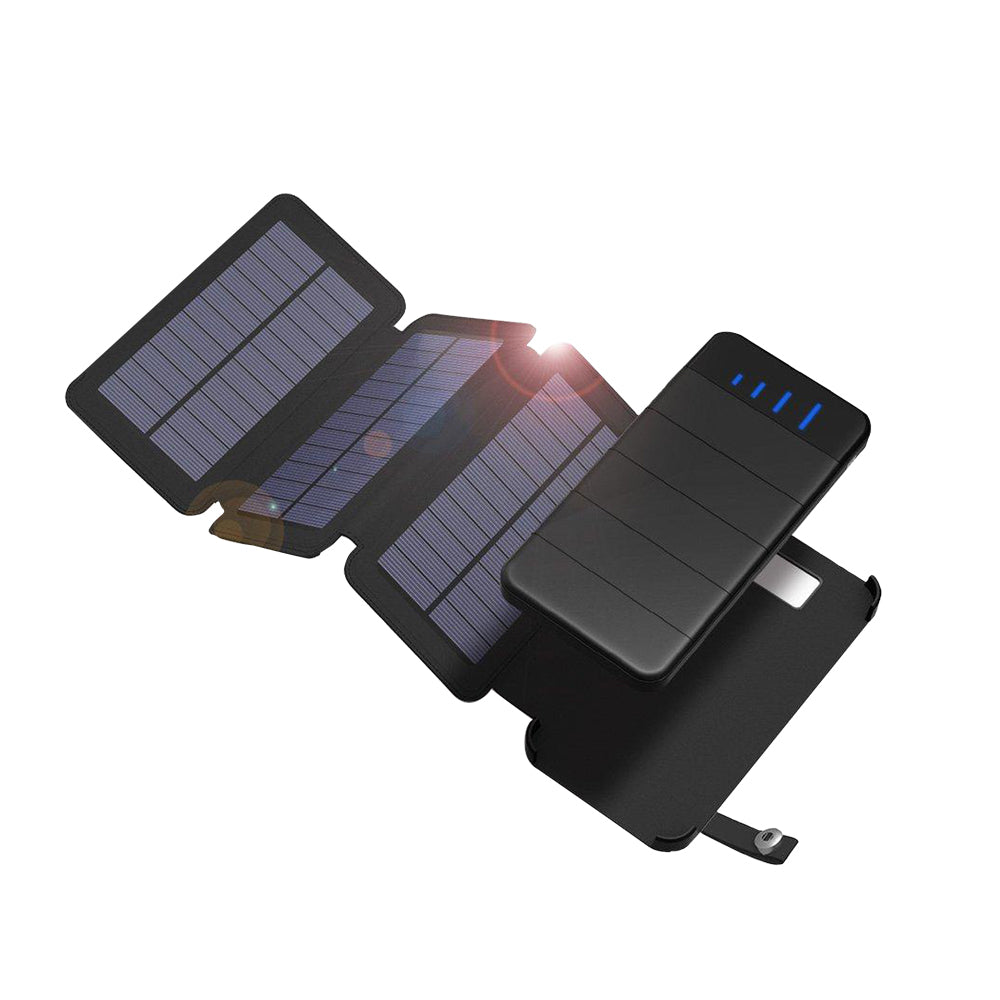 Cygnett Gen 2 ChargedUp Explorer 8000mAh Power Bank w/ Solar Panels - Black