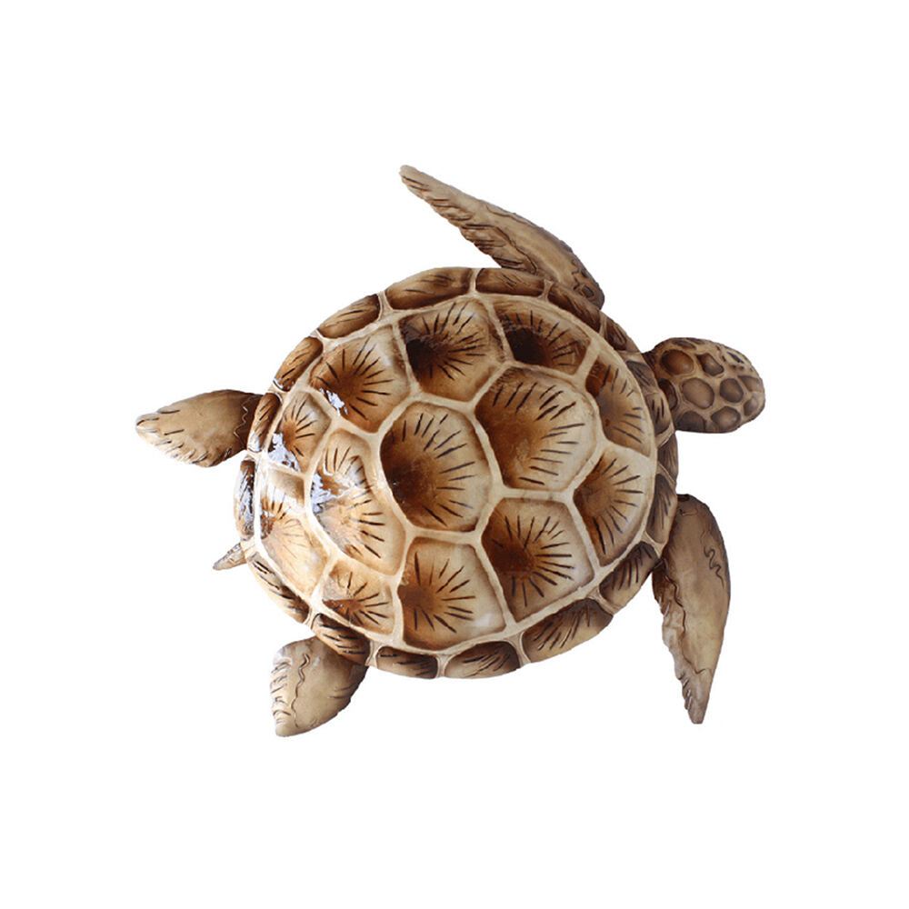 Darlin Capiz Shell Metal Turtle Wall Art Home Decor 48.75x6.25cm Brown