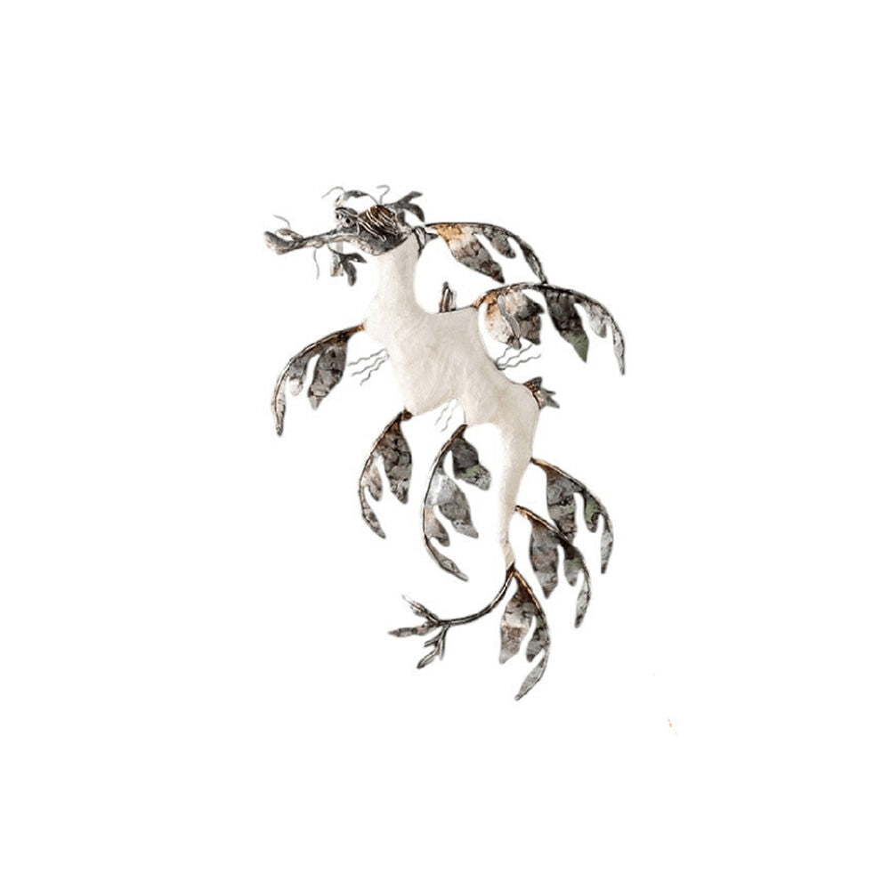 Darlin Capiz Shell Sea Dragon Wall Art Home Office Decors 46x30cm