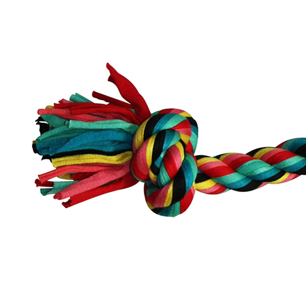Paw Play 36cm Stretch Rope Bone