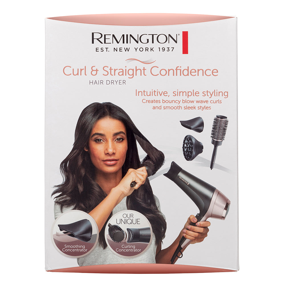 Remington 2200W Curl & Straight Confidence Hair Dryer