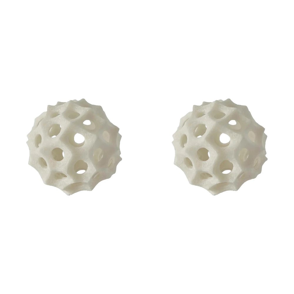 2PK Belle Nautica Polyresin Sculpture Tabletop Home Decor 11cm - White