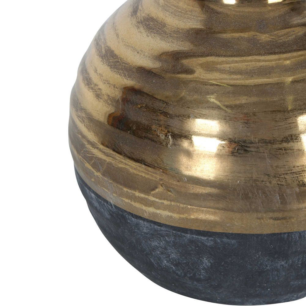 2PK Belle Ganda Stoneware Flower Vase Home Decor Small 23cm - Gold