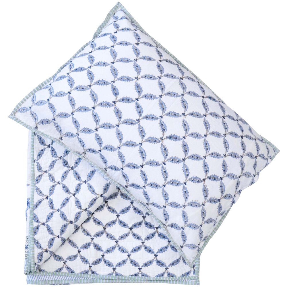LVD Cotton Bedspread/Quilt w/ 2x Pillow Shams Set 220x260cm - Layla