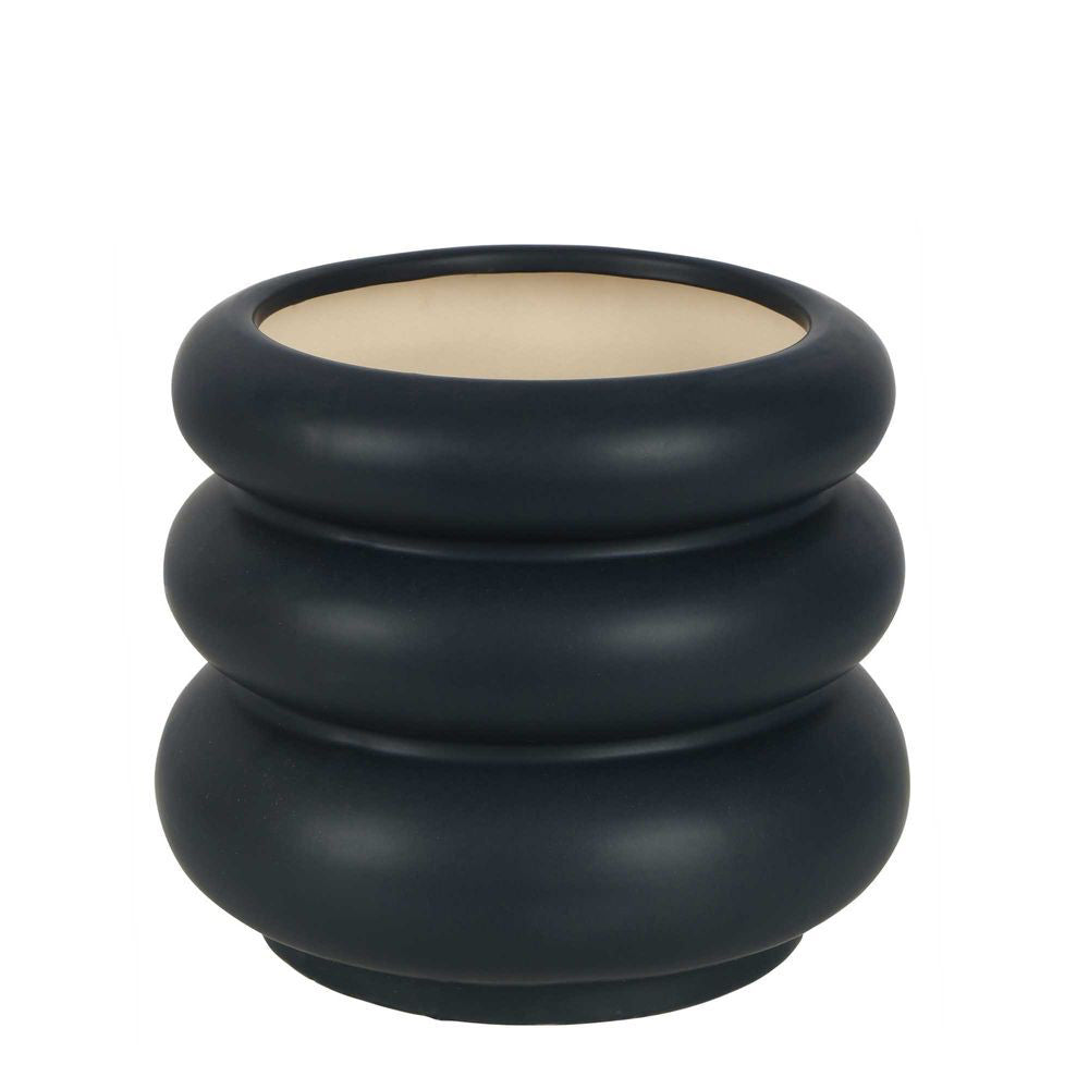 Belle Mia 22cm Ceramic Pot Home Decor Planter Large Navy