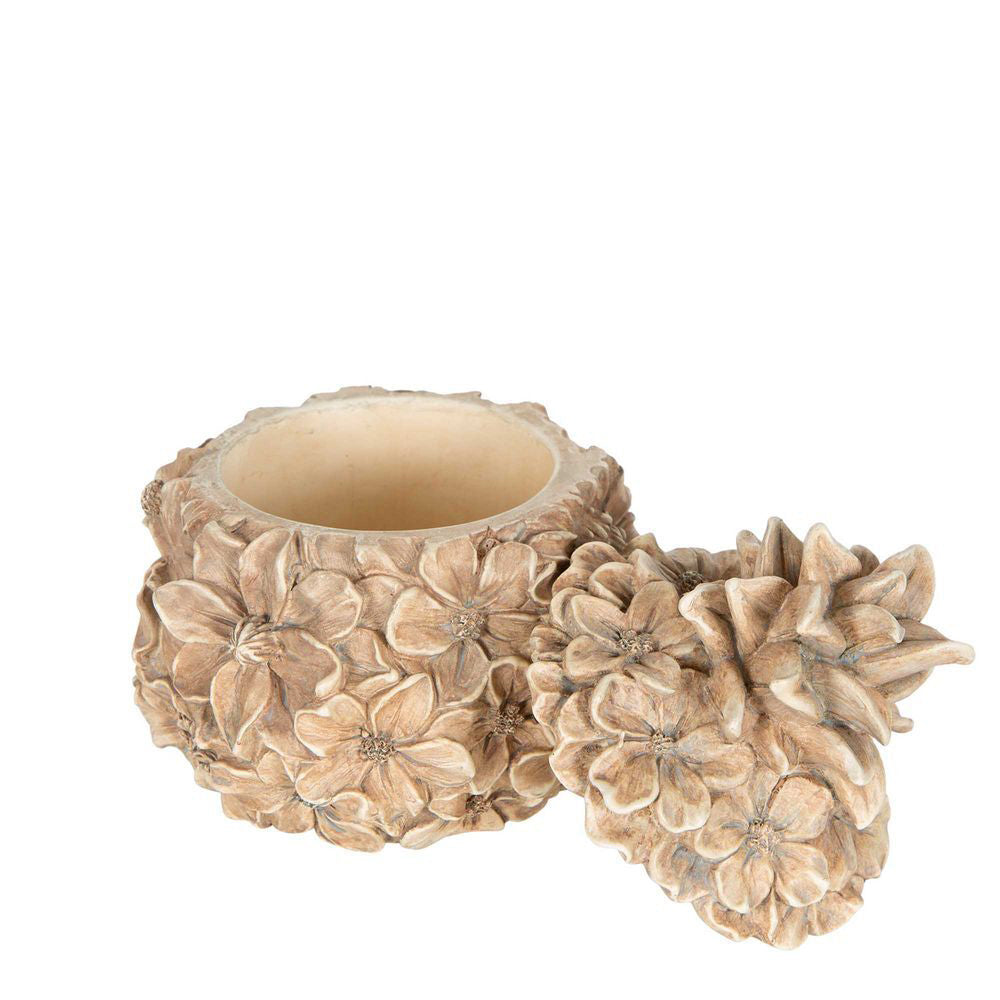 3PK Belle Polyresin Pineapple Bowl w/ Lid Home Decor 11x13cm - Gold