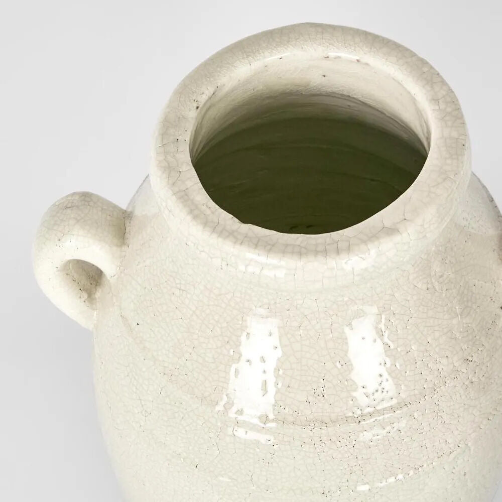 Belle Terracotta Jameson Indoor Urn Medium 32x47cm - White