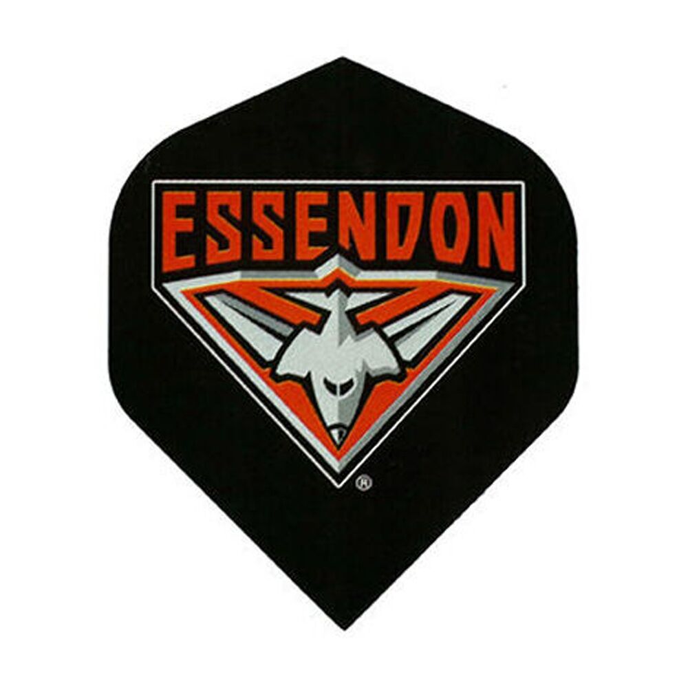 6x 3pc AFL Dart Flights Essendon Bombers Team Design Metronic England Made