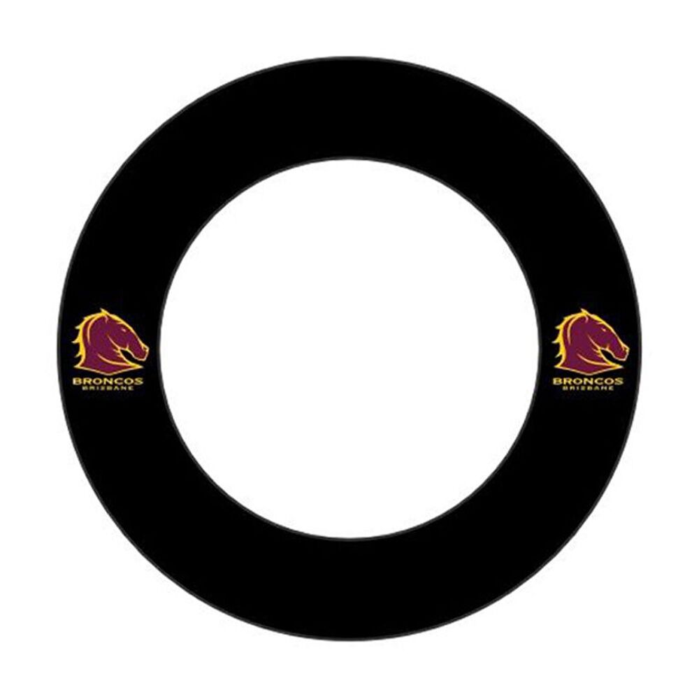 NRL Broncos Dartboard Surround Brisbane Team Design Universal Fit