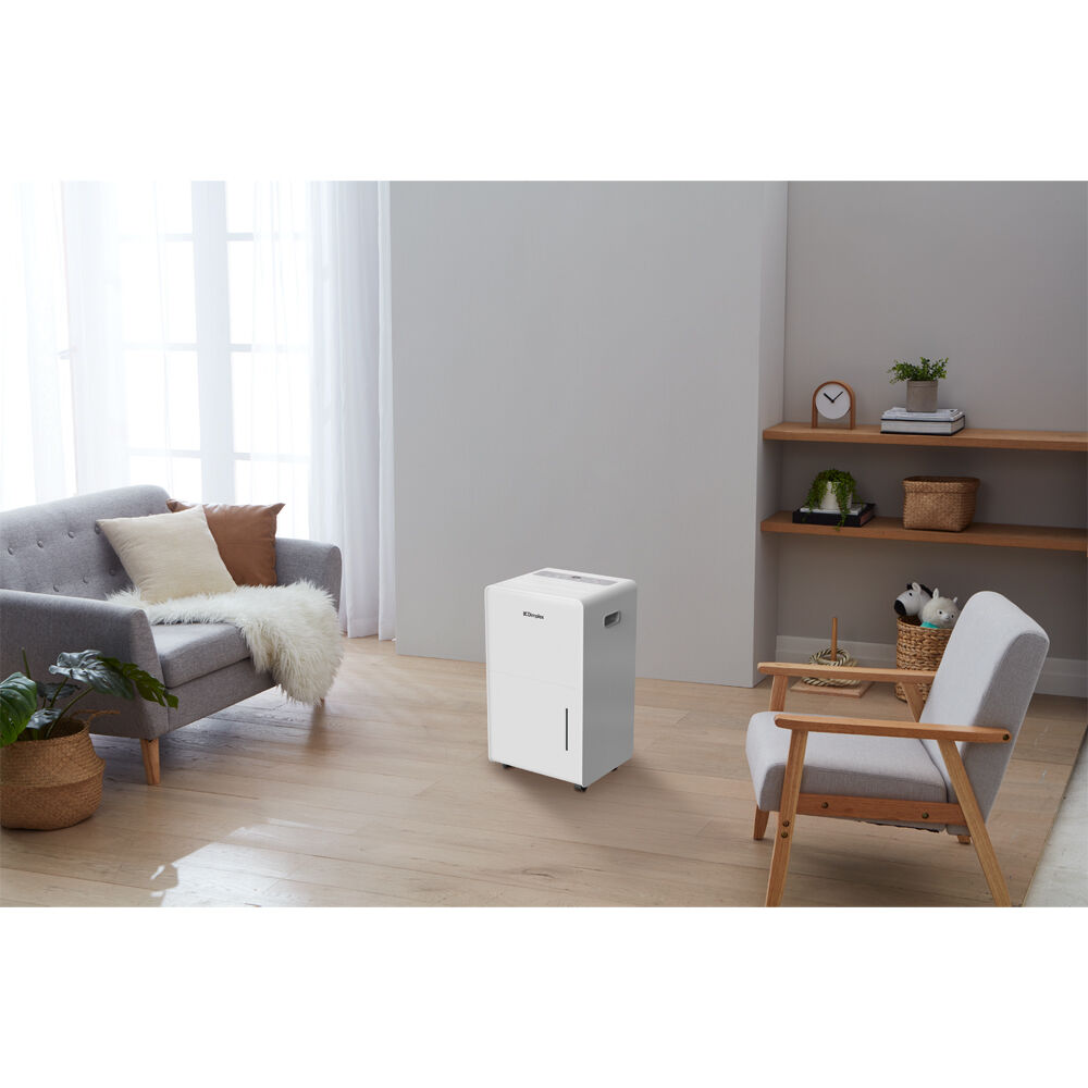 Dimplex 20L Room Portable Dehumidifier w/4L Tank 2 Fan Speeds 24 Hr Timer White