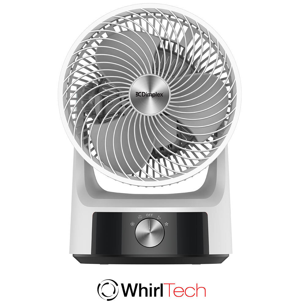 Dimplex DCACM20 Whirl 2-Speed Fan Air Circulator - White