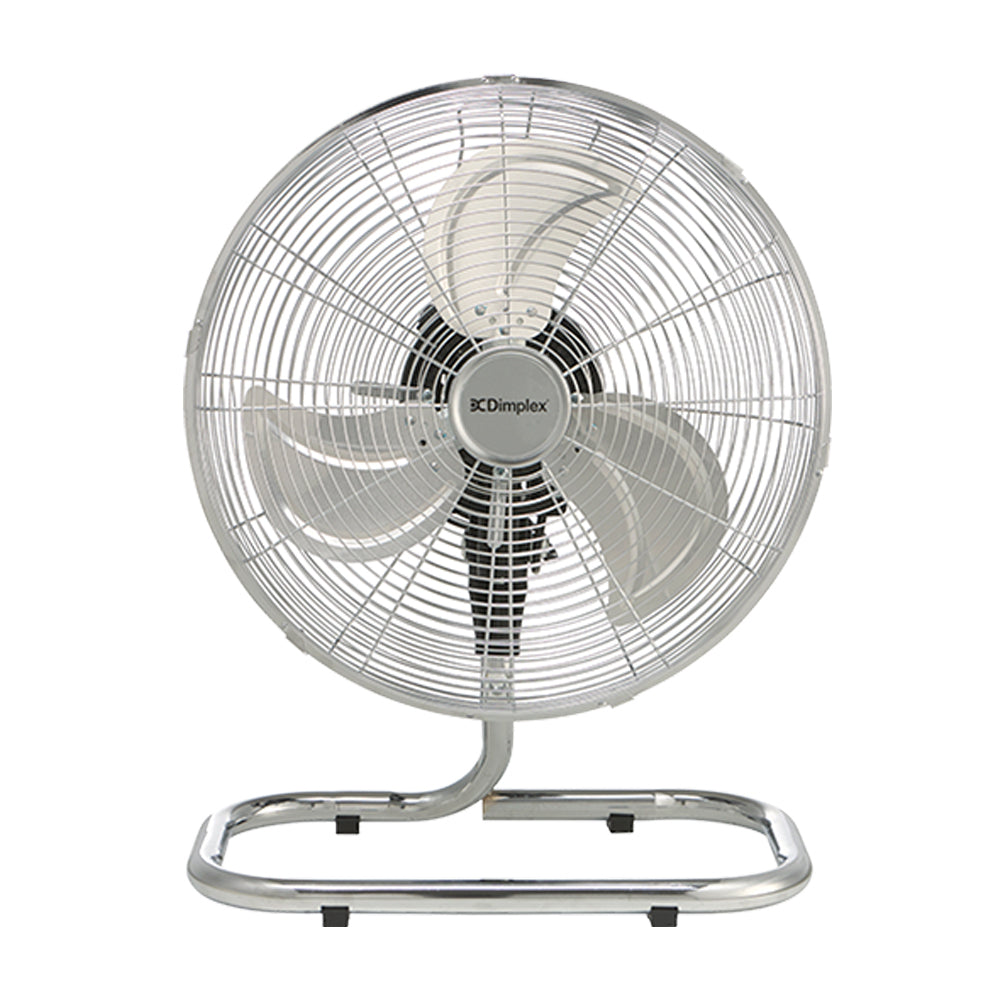 Dimplex DCFF40CH High-Velocity 44.5cm Oscillating Floor Fan - Chrome