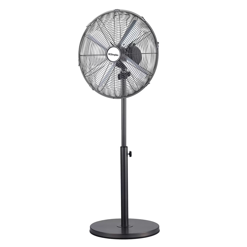 Dimplex High Velocity 40cm Oscillating Pedestal Fan - Gunmetal