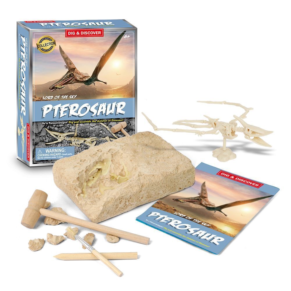 2PK Kaper Kidz Dig & Discover Pterosaur Dig/Excavation Kits 6y+