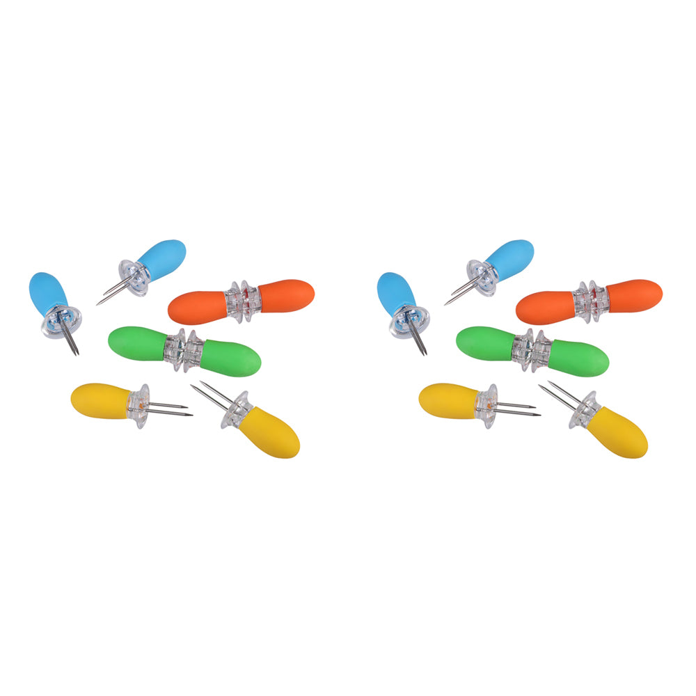 2x 8pc Appetito Soft Grip Corn Holders Home Kitchen Cooking