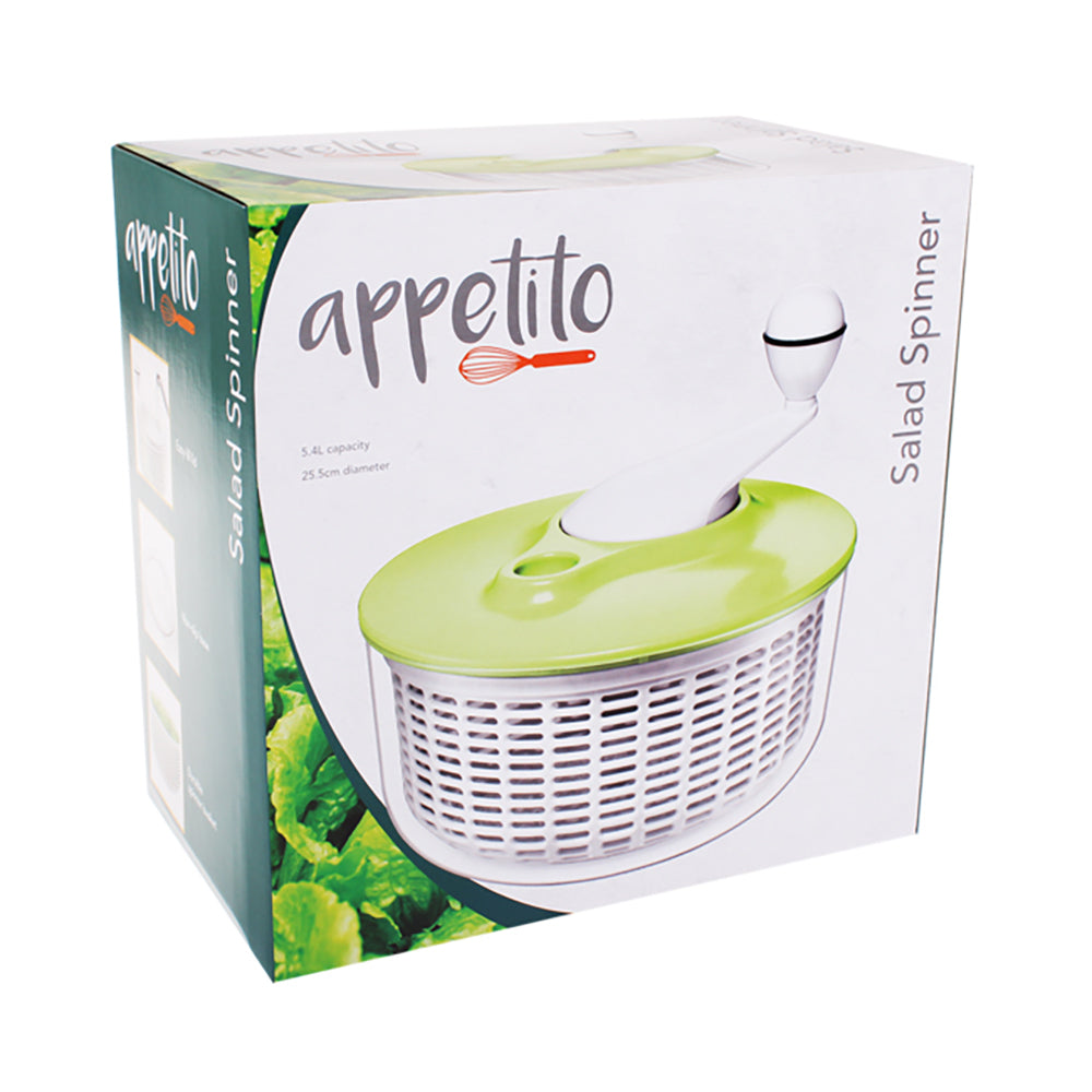Appetito Salad Spinner 5.5L Home Kitchen Cooking Tool