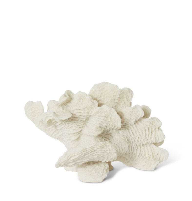 E Style 24cm Resin Coral Bubble Sculpture - White