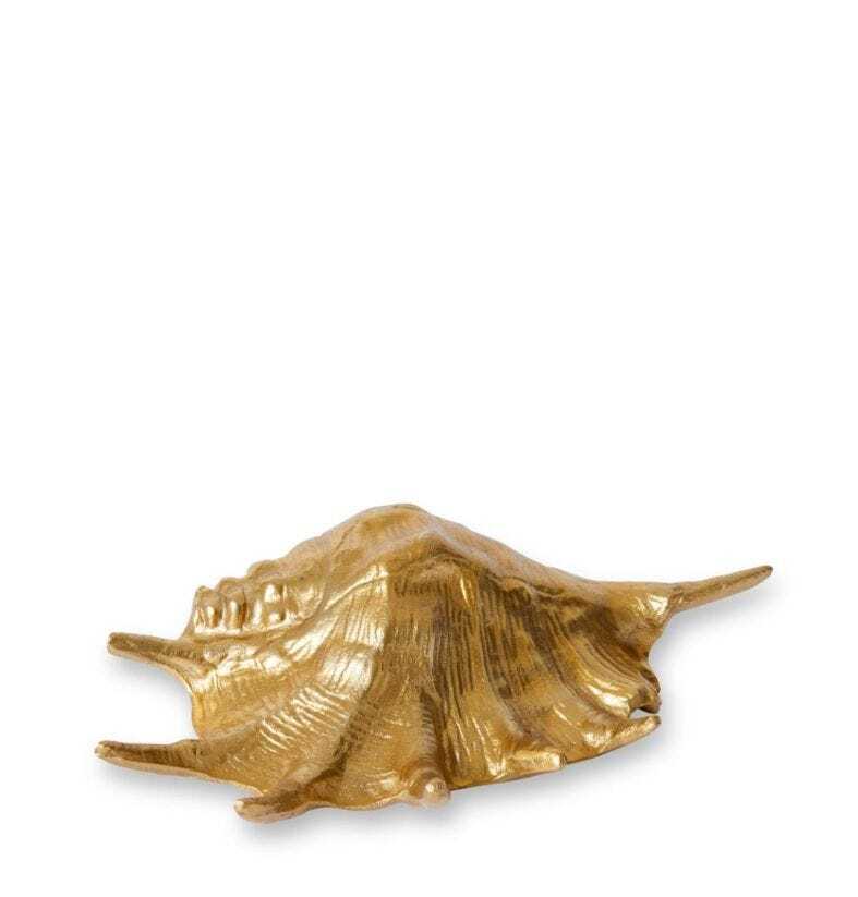 E Style 33cm Aluminium Murex Shell Sculpture - Gold