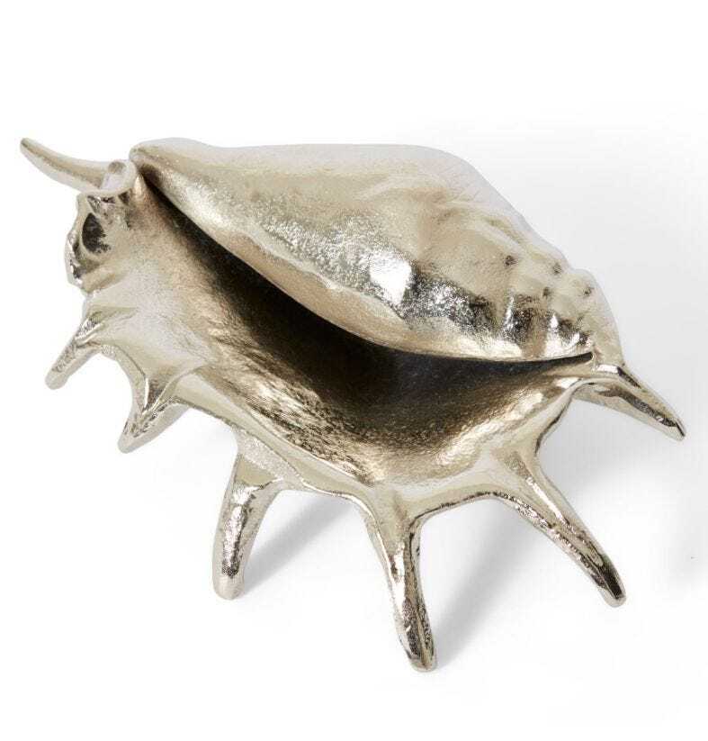 E Style 33cm Aluminium Murex Shell Sculpture - Nickel