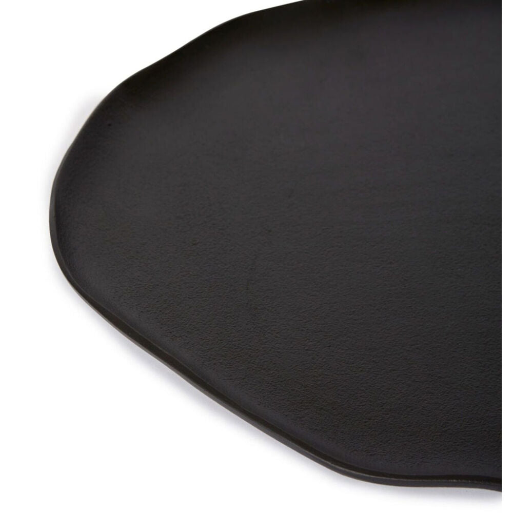 E Style Decor Abelia Decorative Tray Tabletop Home Display 52cm Round Black
