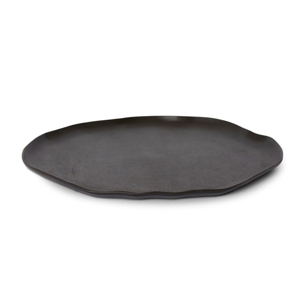 E Style Decor Abelia Decorative Tray Tabletop Home Display 52cm Round Black