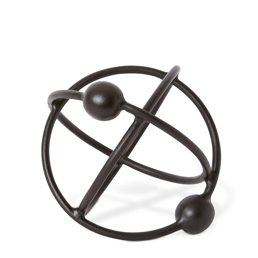 E Style Atom Home Decorative Sculpture Black - 21 x 21 x 17cm